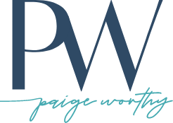 Logo mark for Paige Worthy LLC